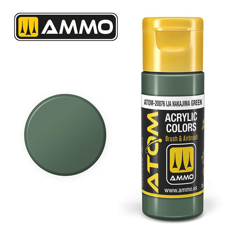 MiG Ammo ATOM COLOR IJA Nakajima Green FS34102 - RLM62 (20076)
